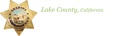Lake County Sheriff California